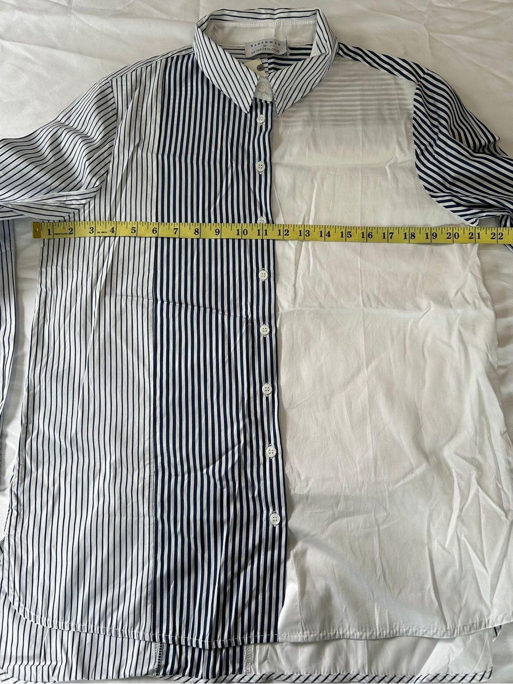 NWT Harshman Aurora Stripe Buttondown - Picture 6 of 6